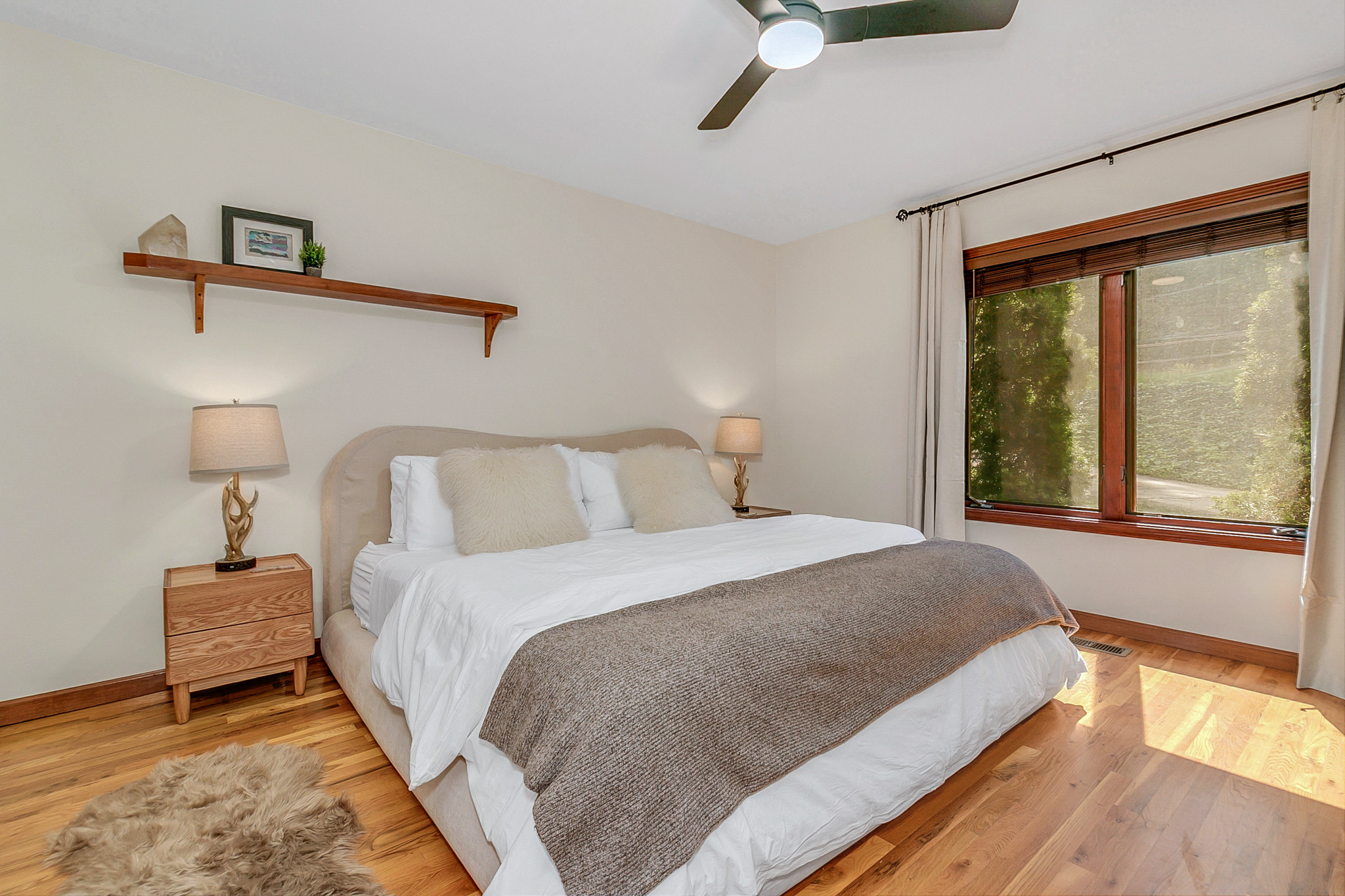 Main level Bedroom with King Bed