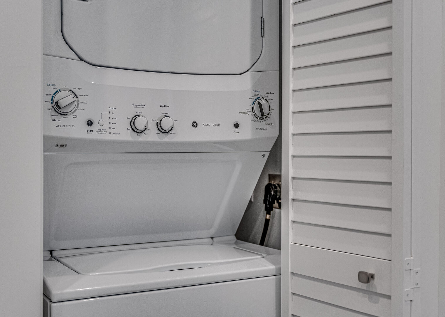 Fullsize washer and dryer in condo