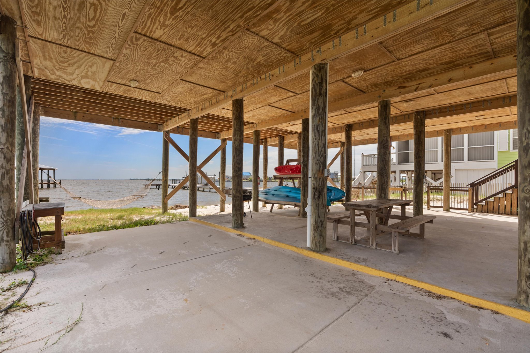 Lots of area for parking