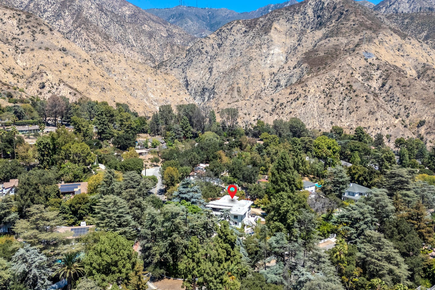 Aerial Perspective of the Entire Retreat