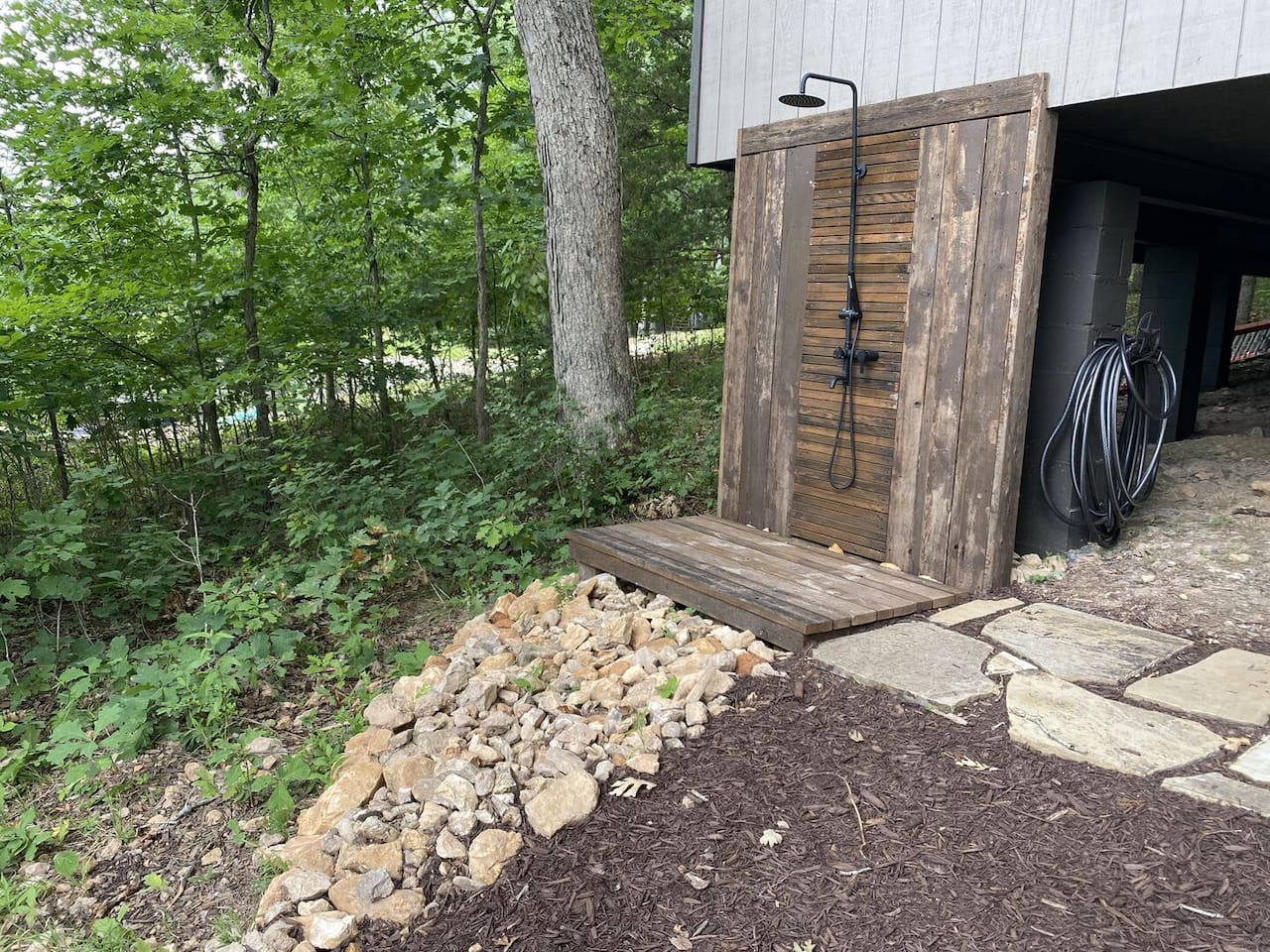 Outdoor shower