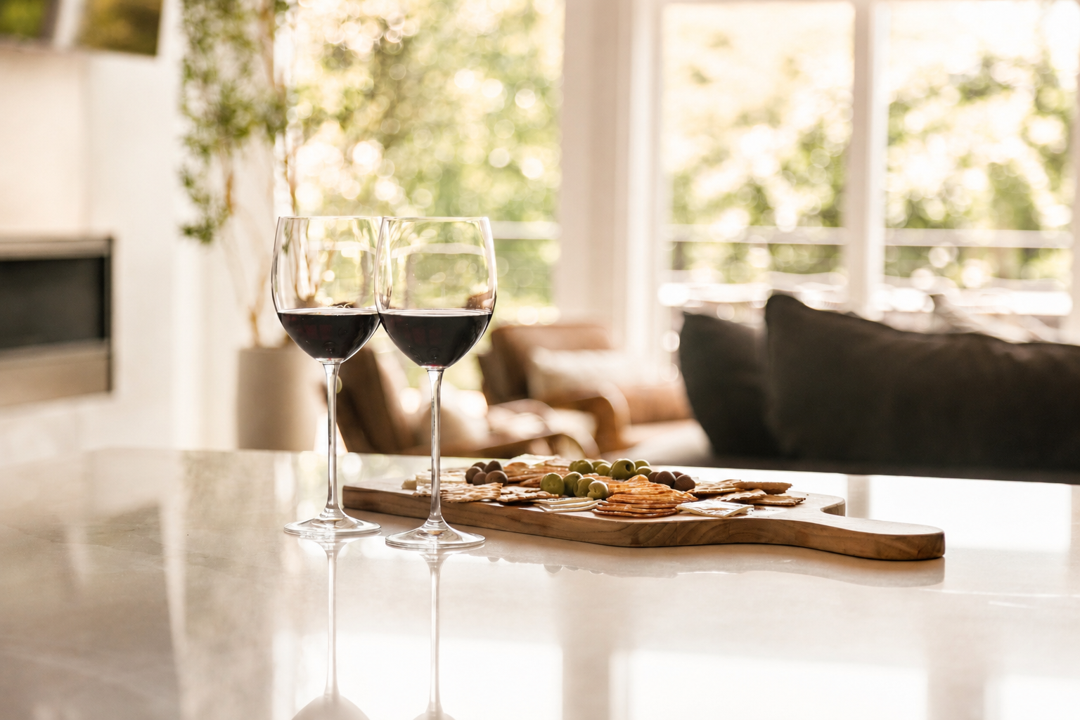 Living space is the perfect place to unwind and indulge.