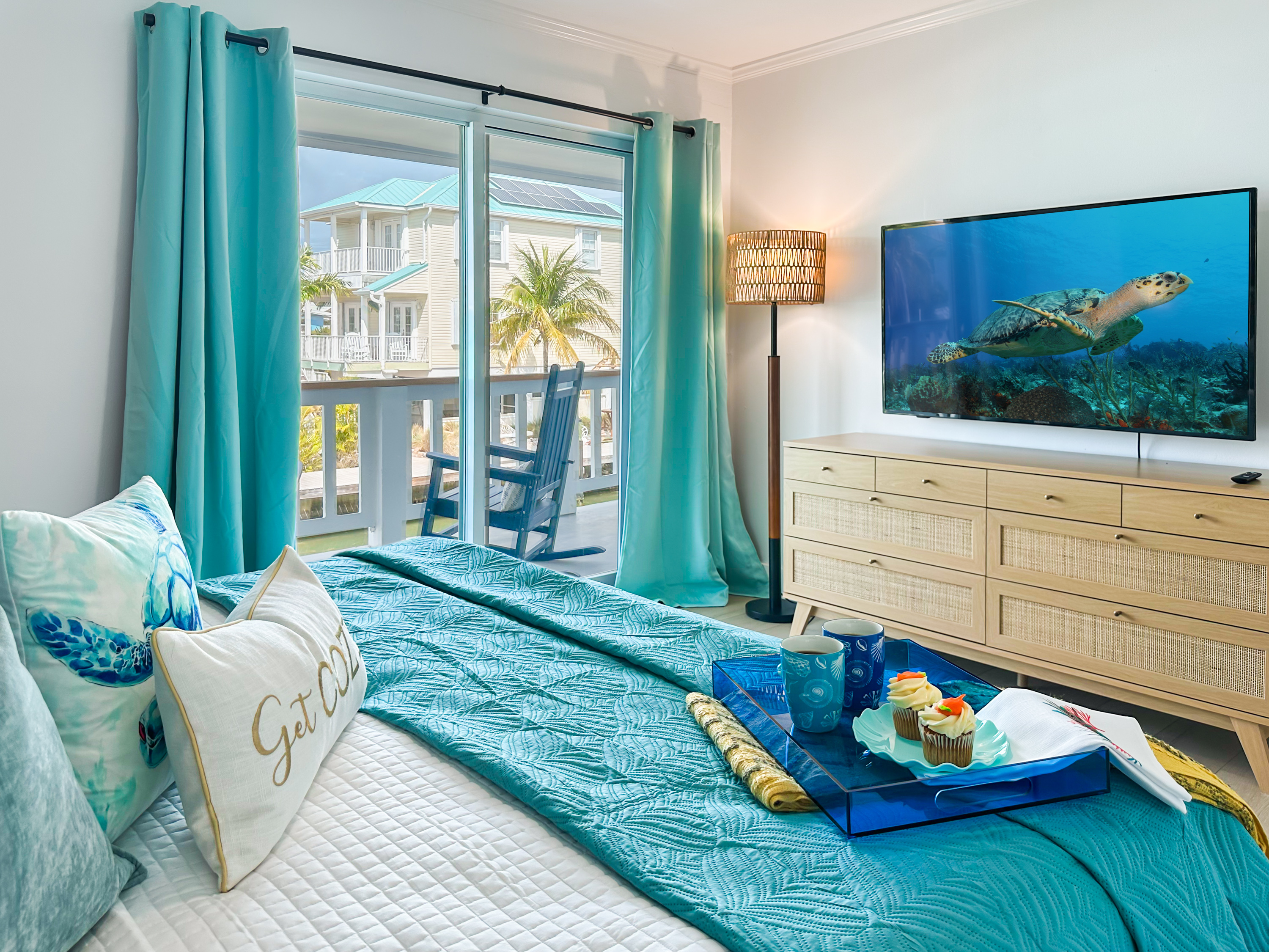 Or catch a good movie or a TV show on the Smart TV.