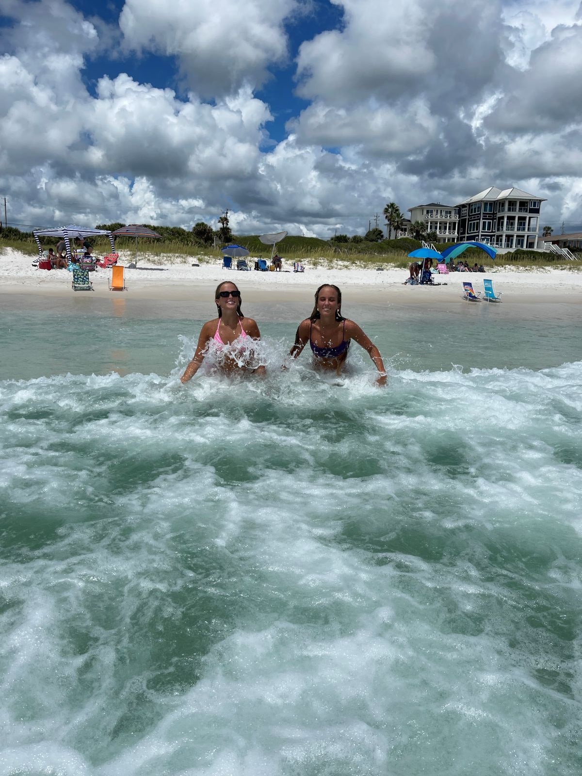 Wading in the Surf!