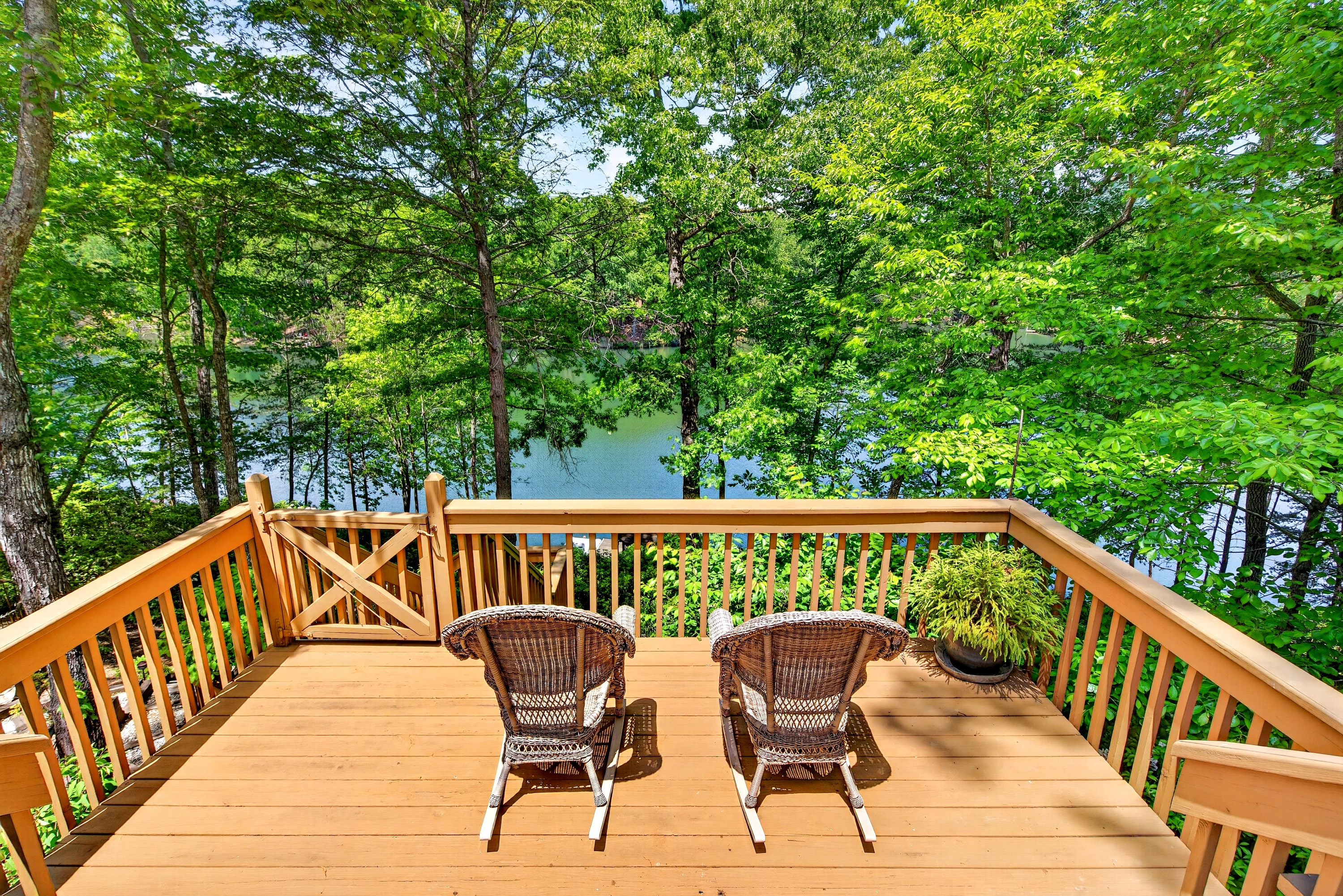 Have your morning coffee on the deck