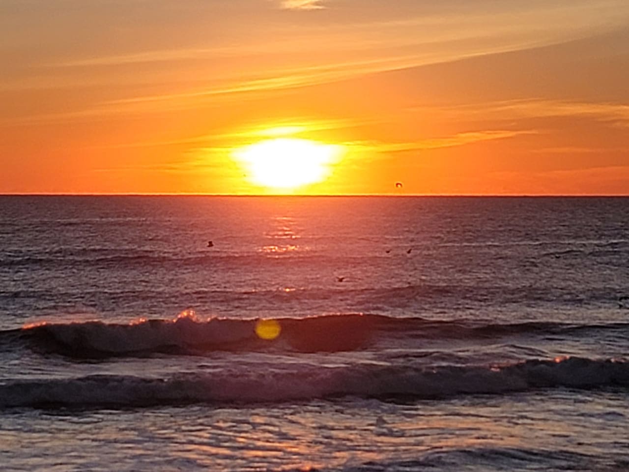 Great sunrise views on the beach!