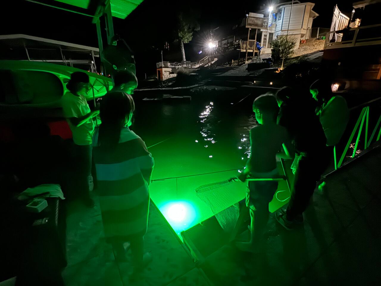 Bring your fishing poles and enjoy night fishing.