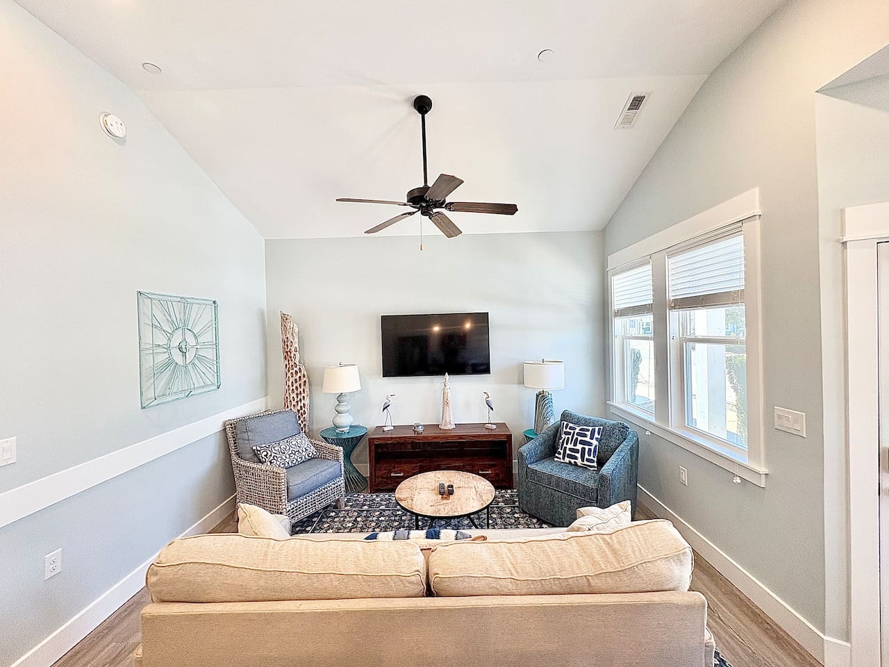 Inviting living room designed for family gatherings and quality time together.