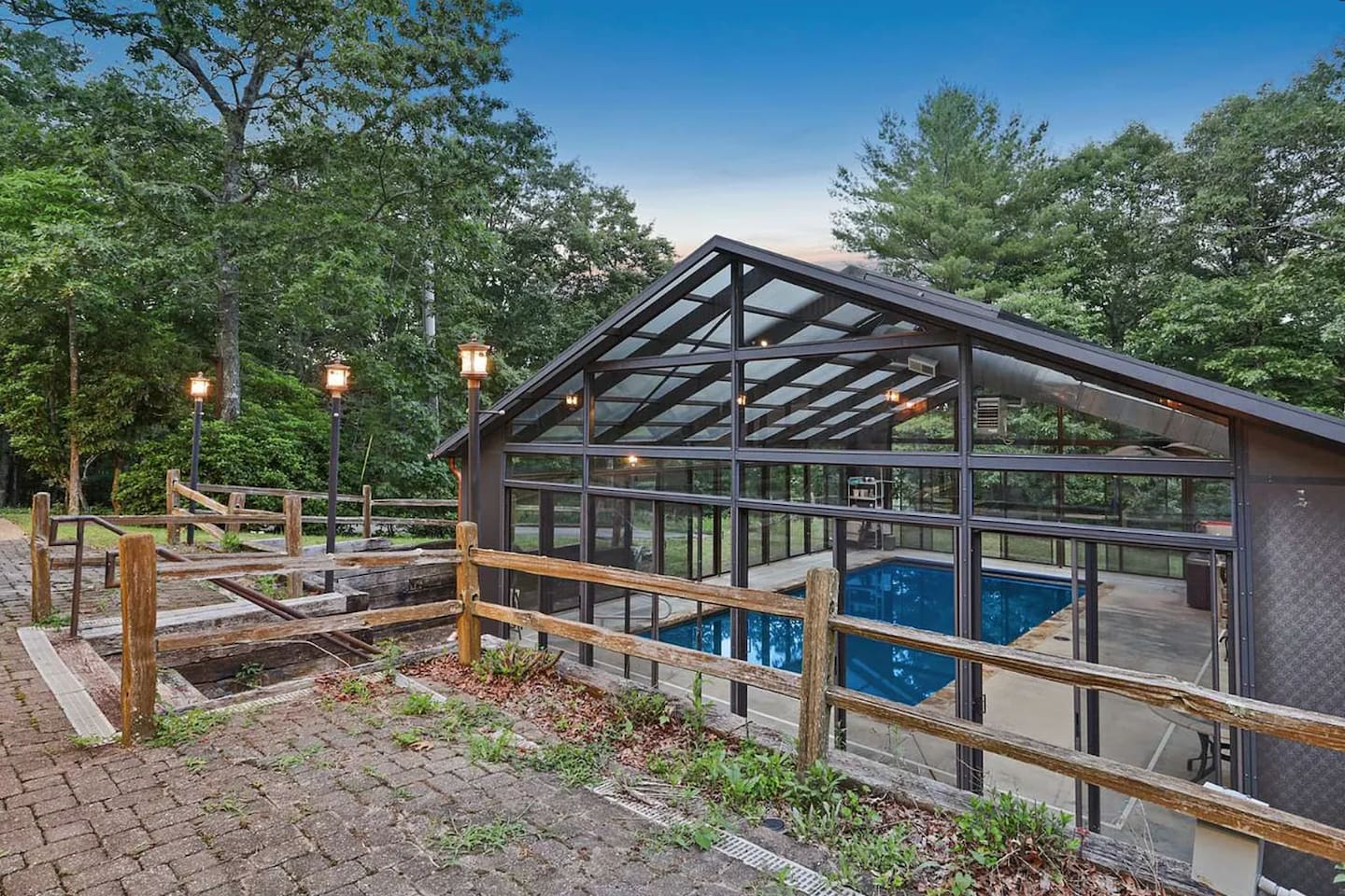 Year-round heated indoor pool
