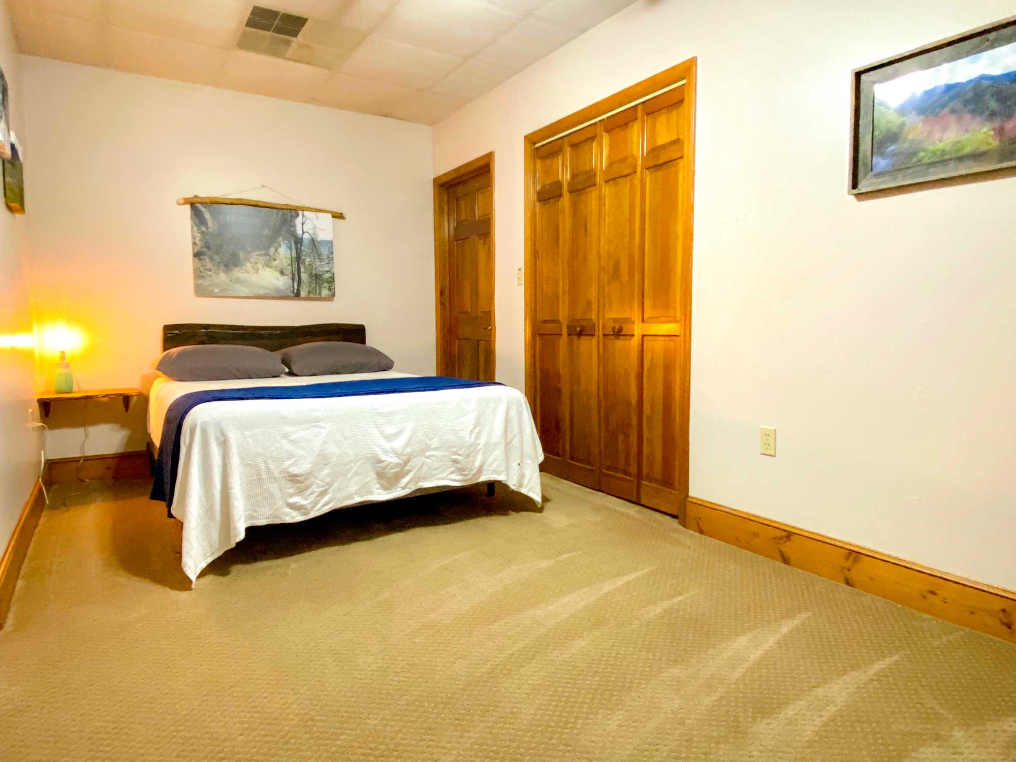 Alum Cave trail is one of the most popular in the National Park. This bedroom is dark and best suited for those wanting to sleep in!