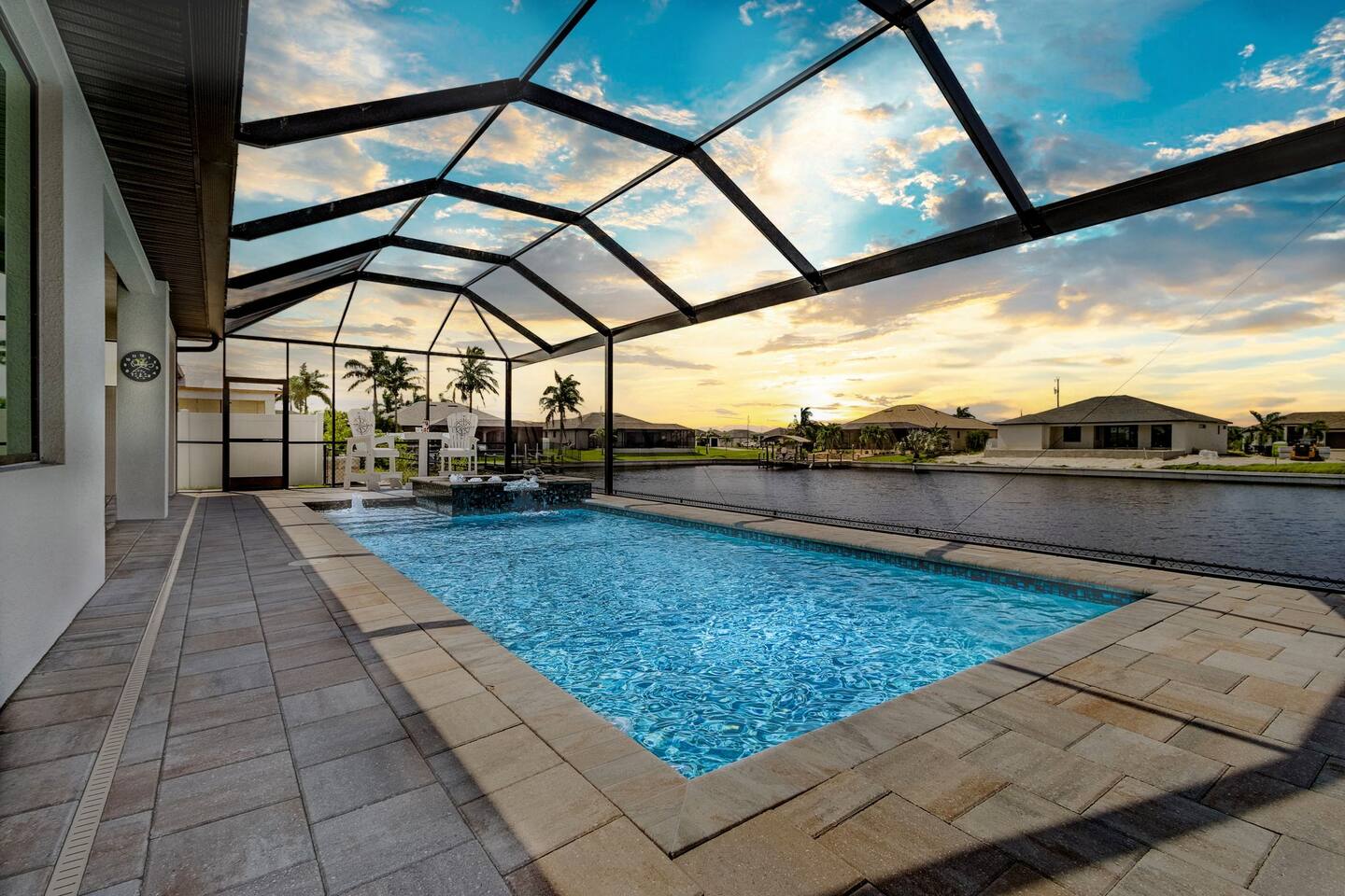 Enjoy the beautiful sunset and take in the stunning water views!