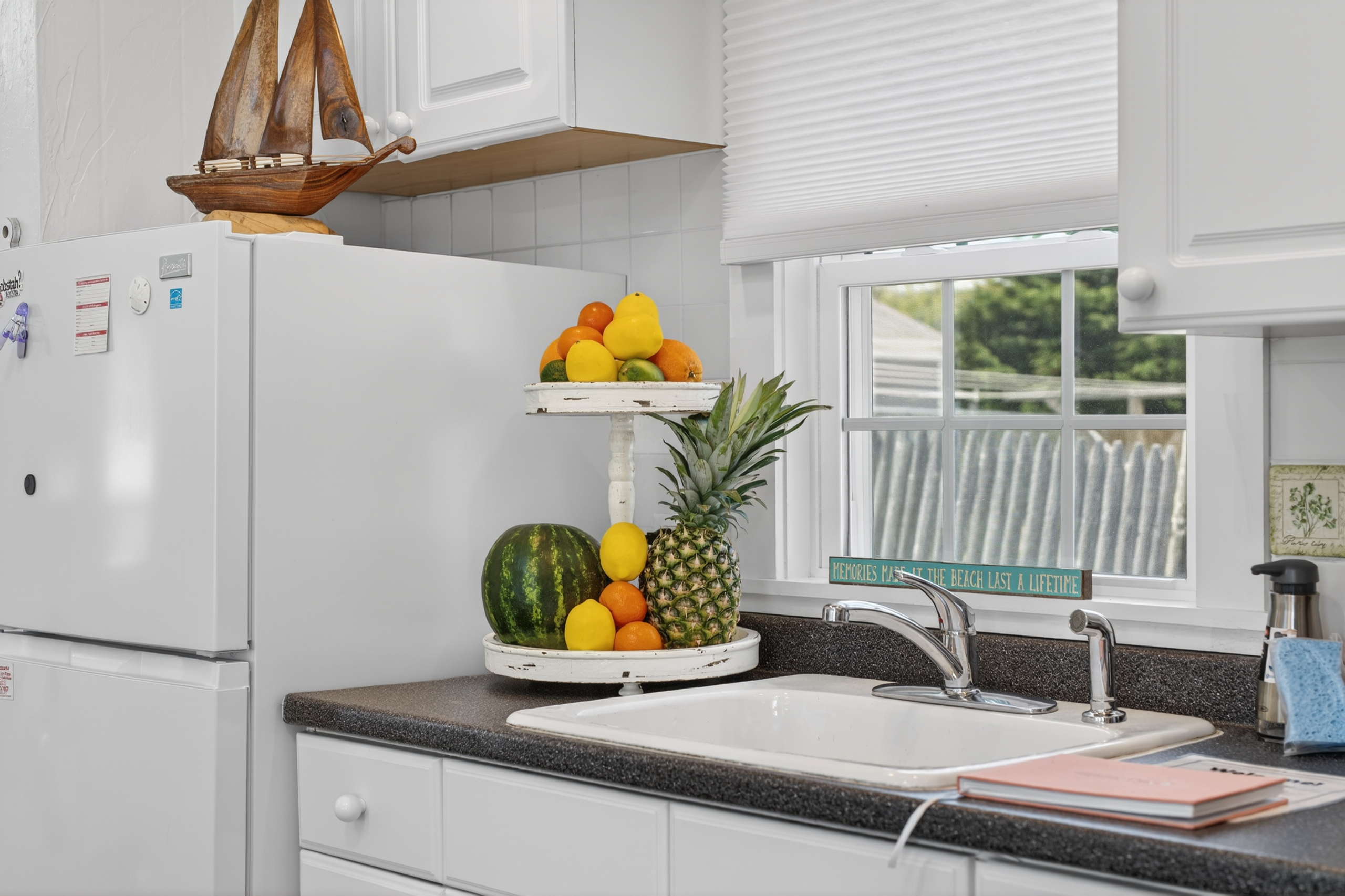 A comfortable kitchen space designed for simple, efficient, and enjoyable cooking.