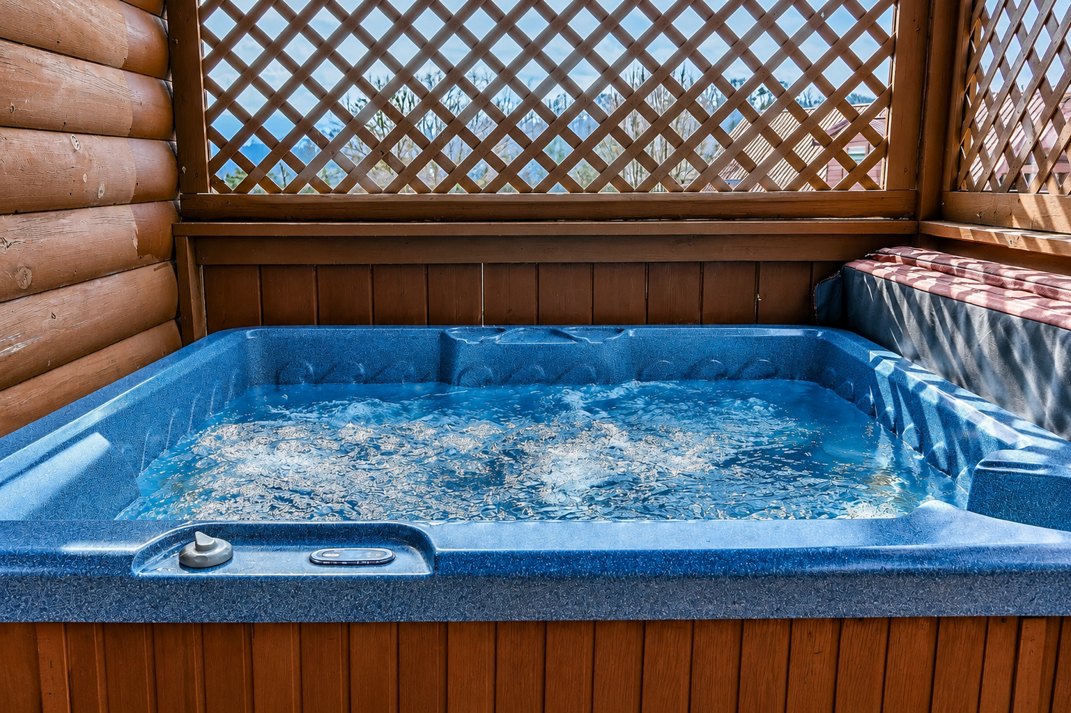 Relaxing Hot tub with a view 