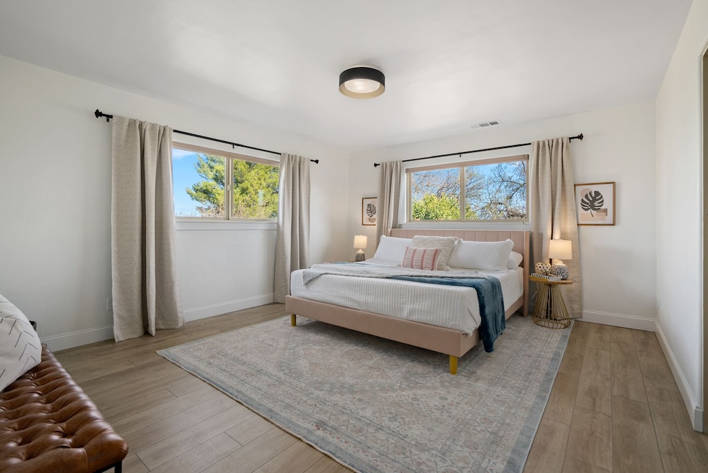 Downstairs Guest Bedroom with King Bed and Full Bath 