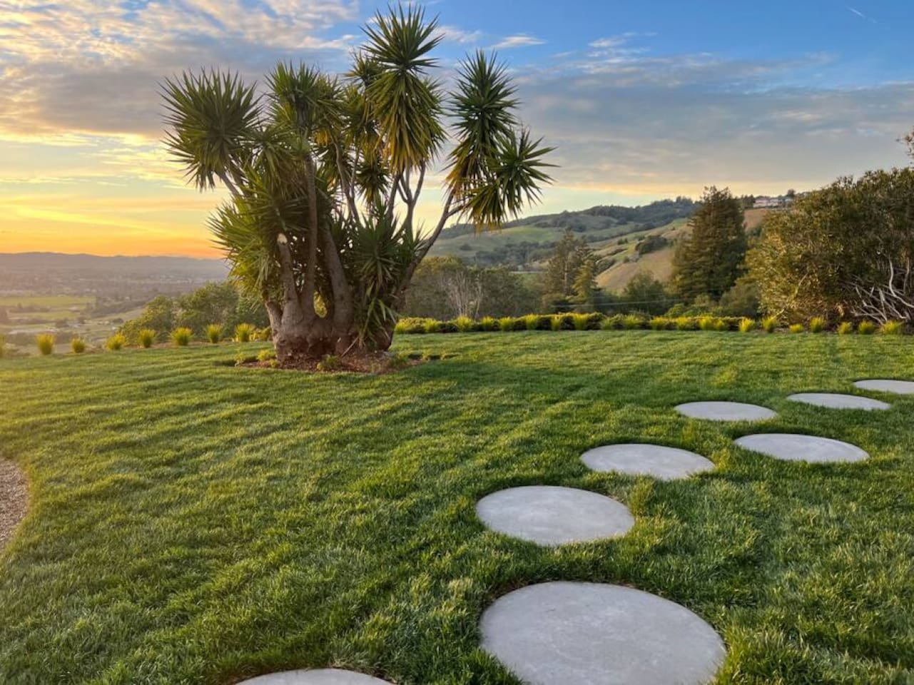 The large, natural lawn provides plenty of space for kids (and adults) to run around.