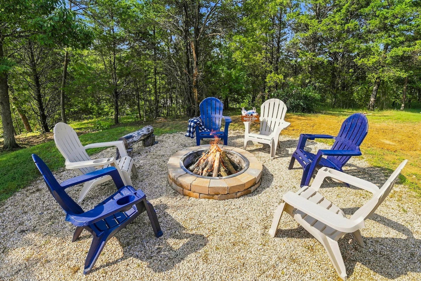 Gather around the fire for stories, laughter, and laid-back evenings under the trees.