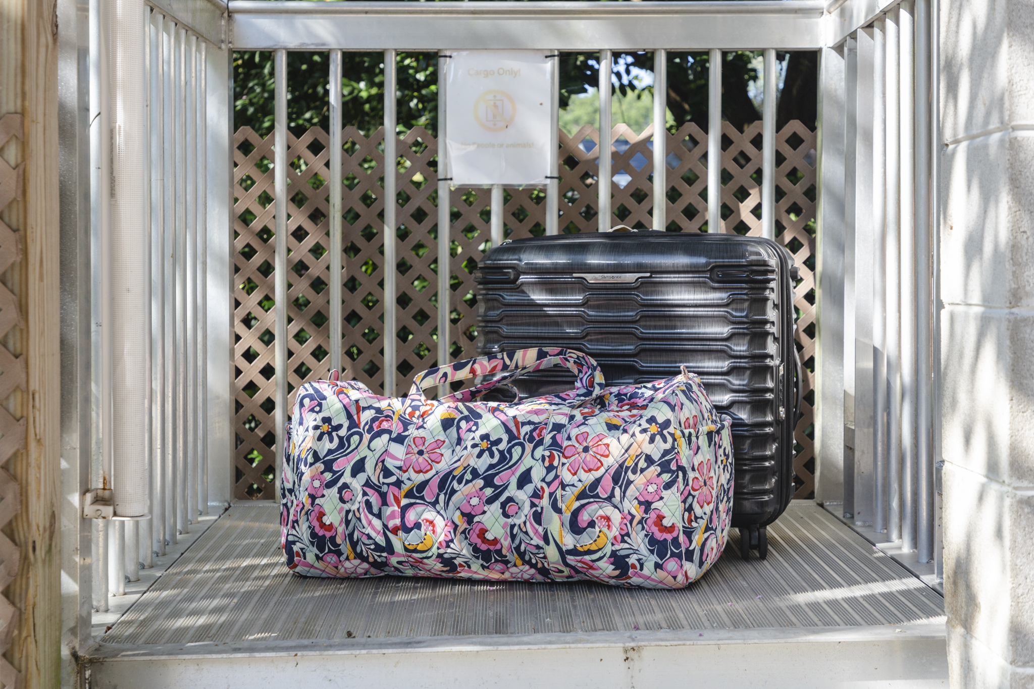 Handy luggage lift makes unloading and settling in a breeze.