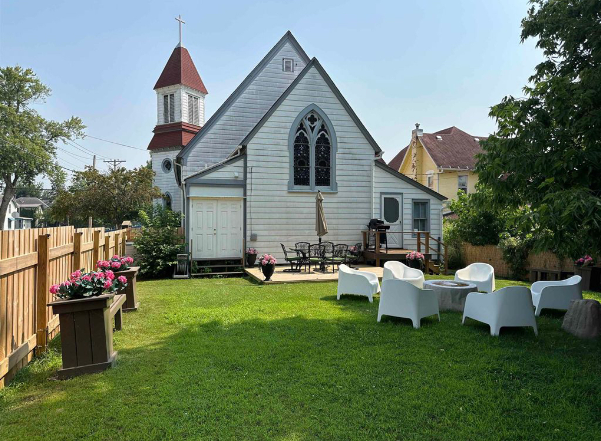 Prior yard. We replaced fence and increased yard. Will update pics.