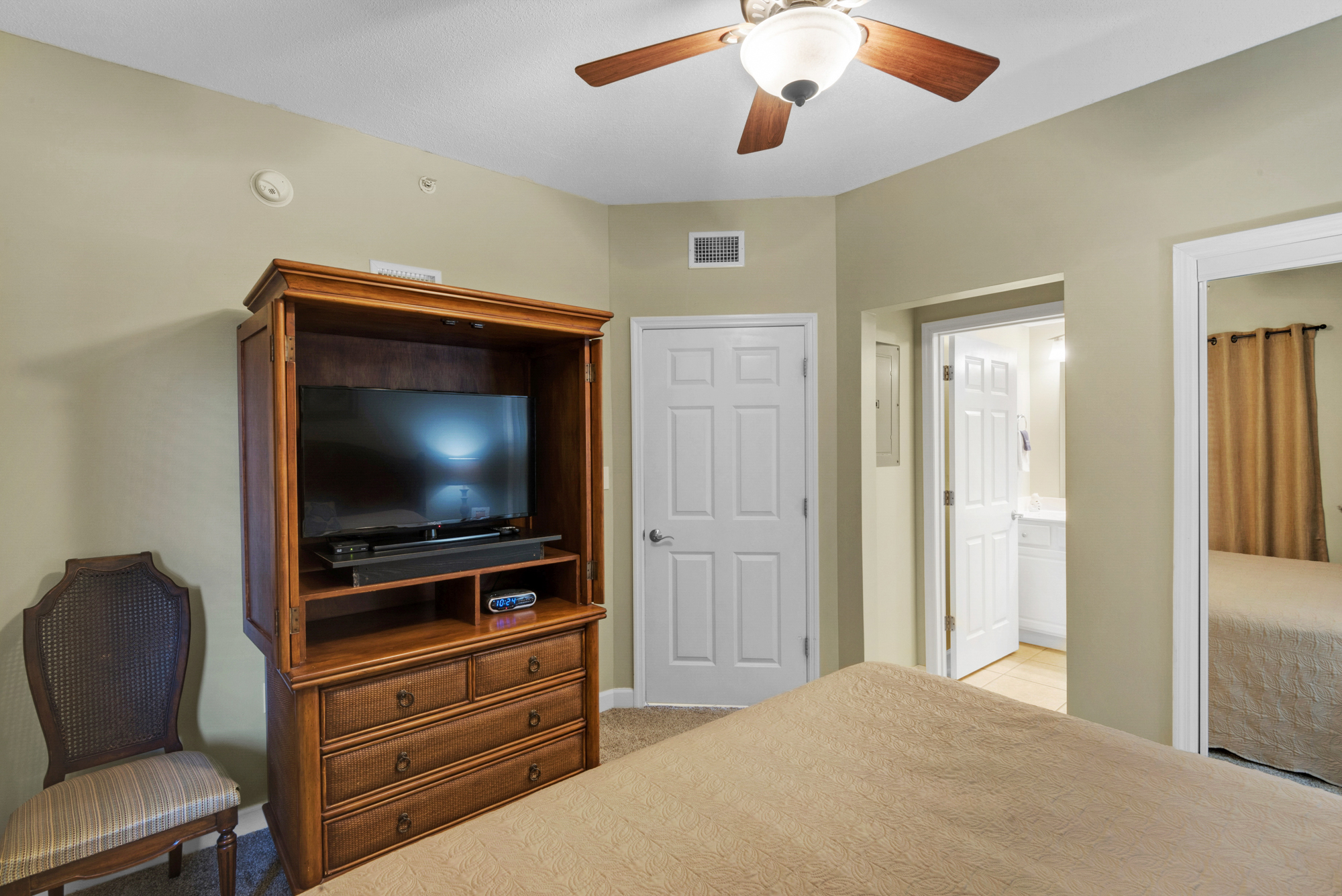 Master Bedroom with Flat Screen TV