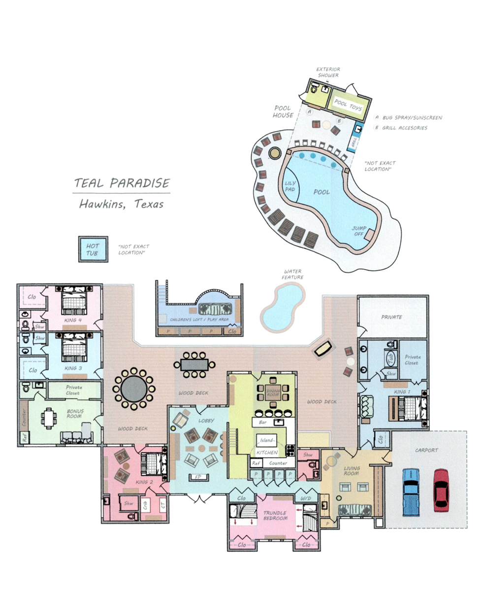 View of the floor plan – a great way to see the layout and flow of the home.