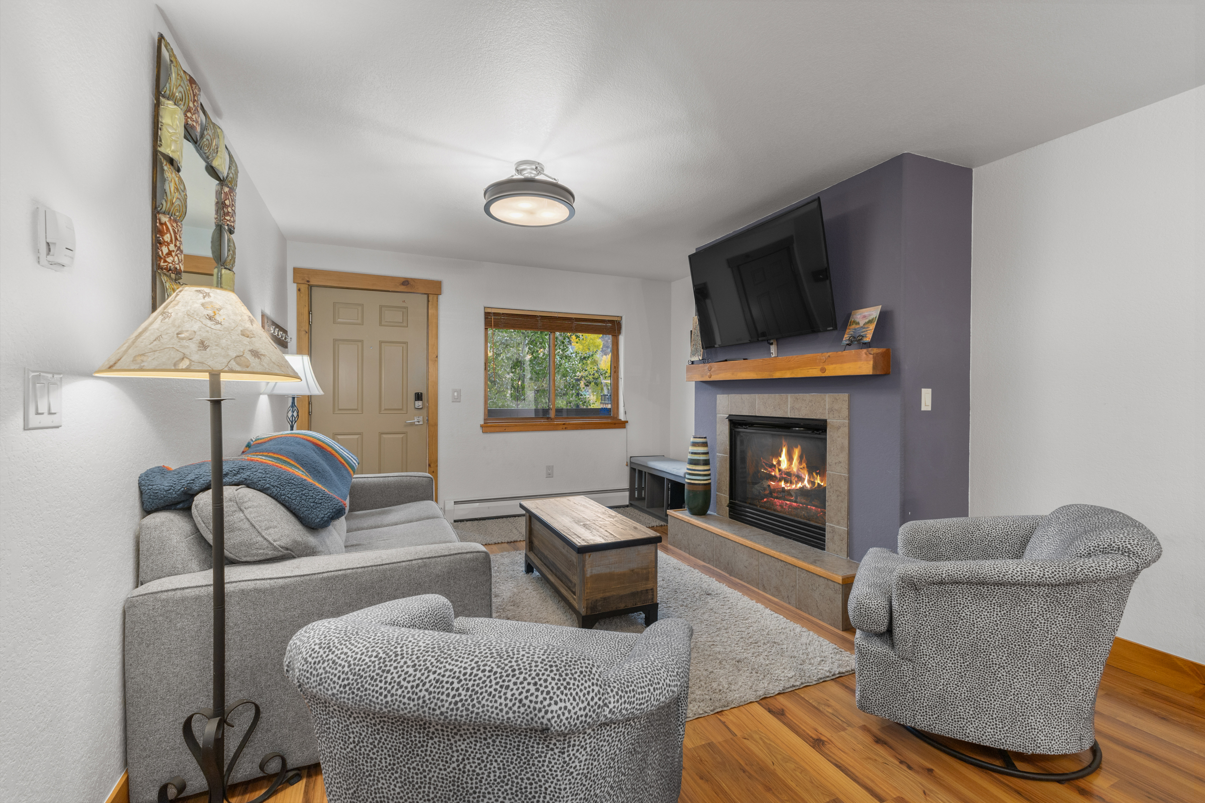 Living Area| Fireplace