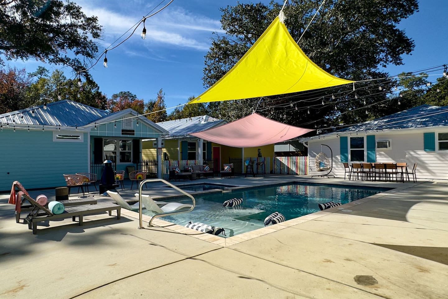 Float, lounge, sip, and laugh the day away.