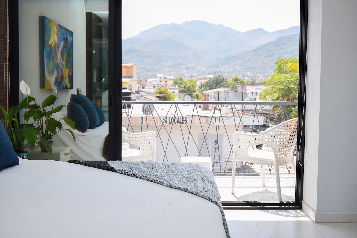 View of mountains from Master Bedroom