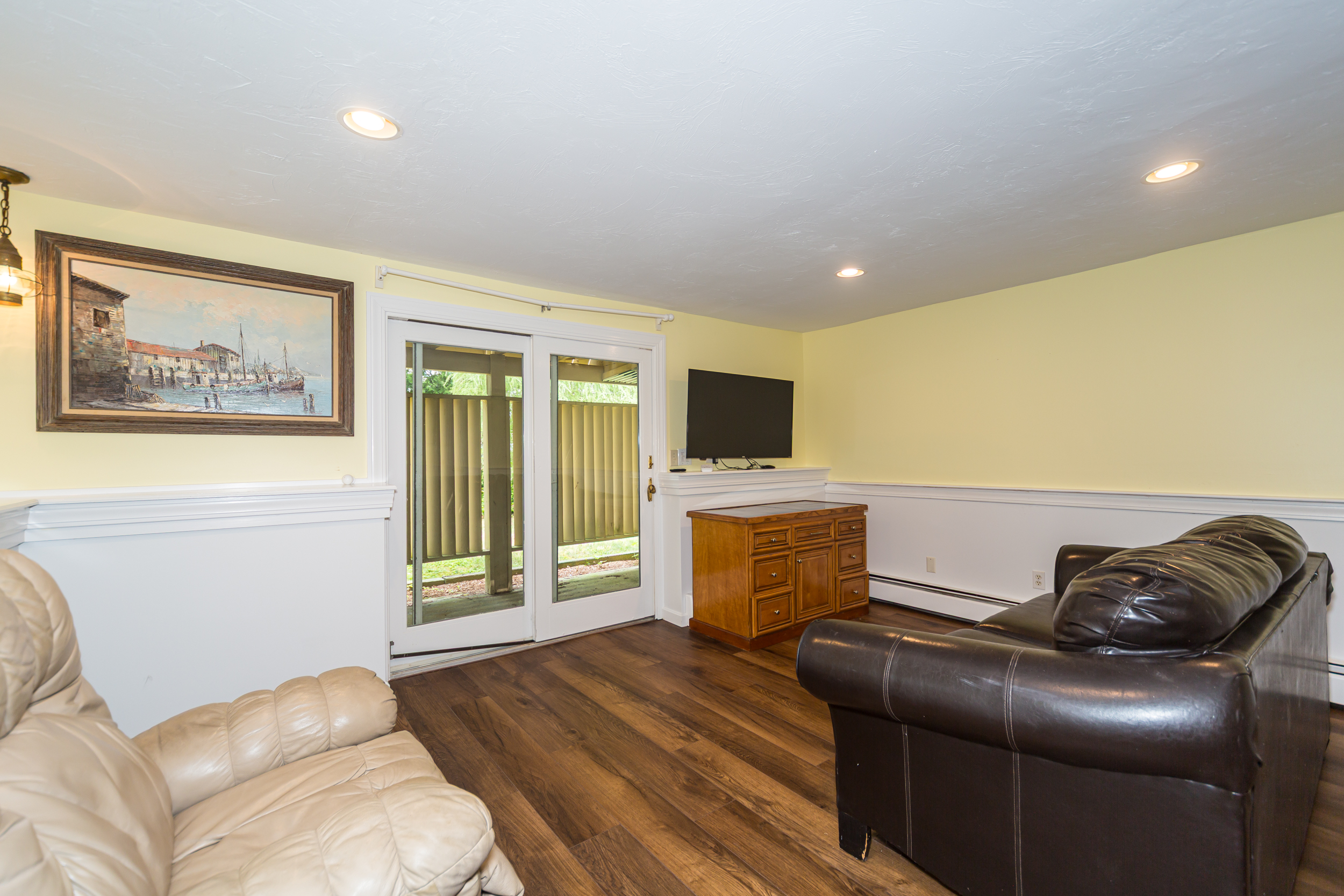 Additional living room perfect for movies or games.