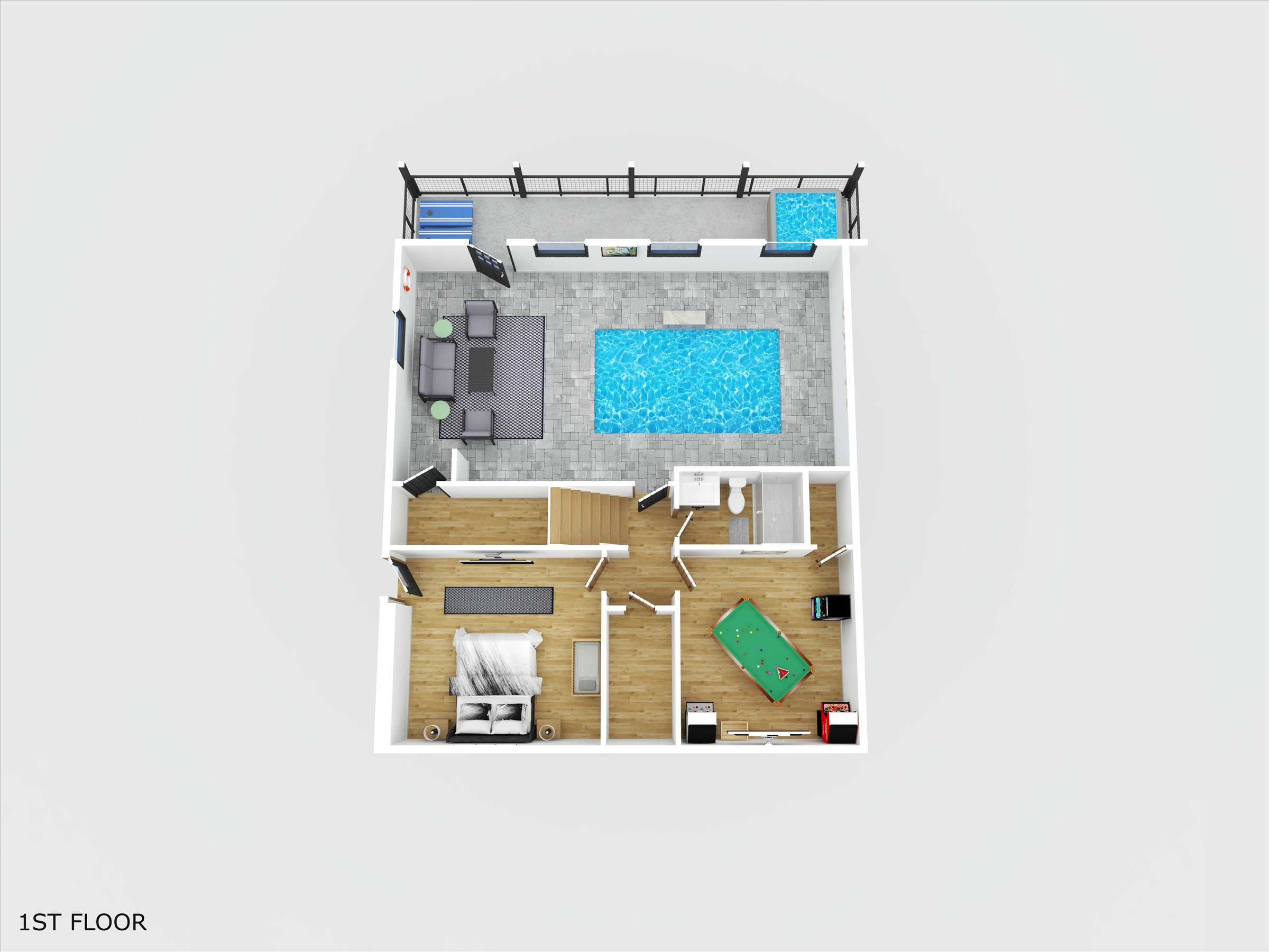 Basement floor plan