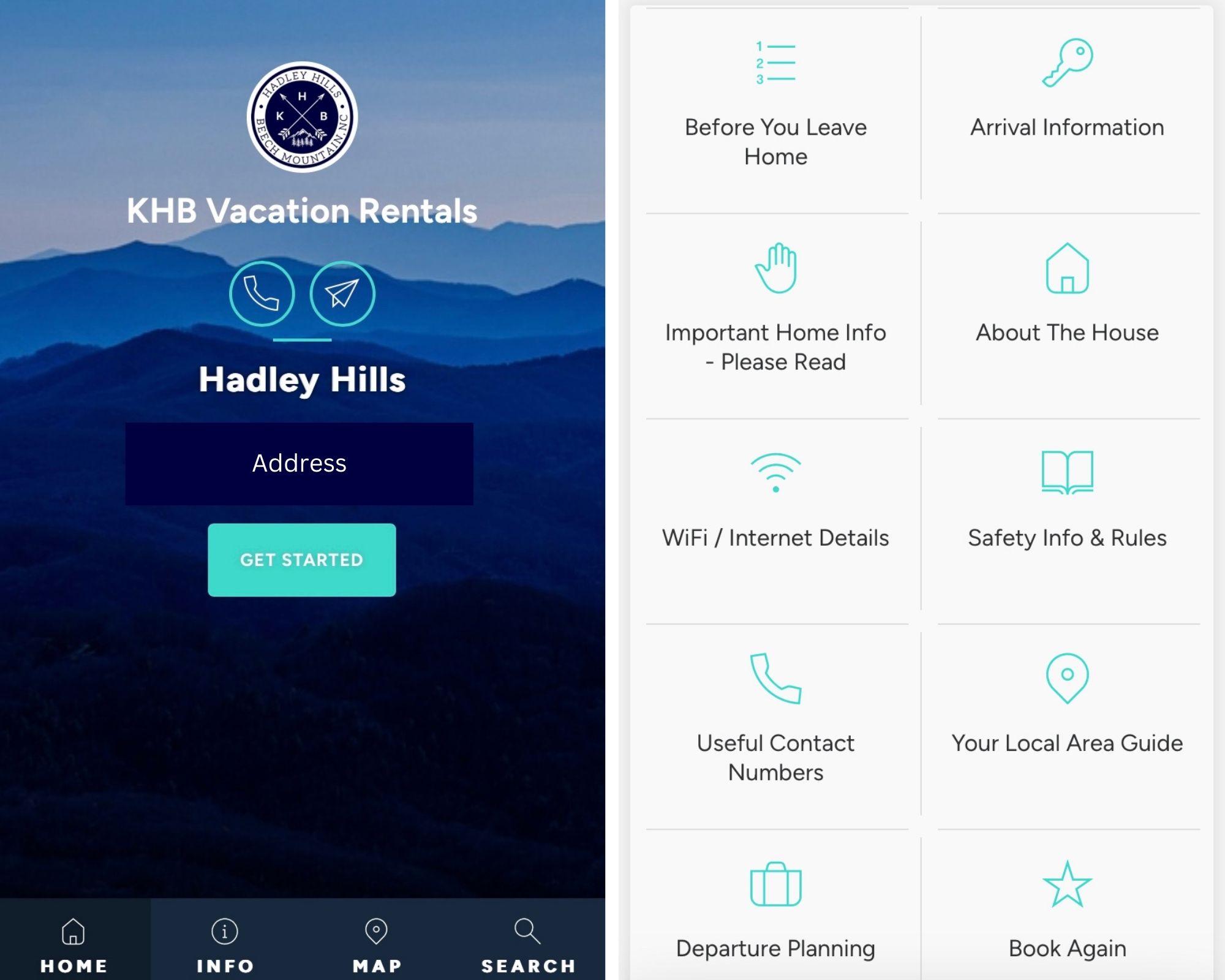 We utilize a digital guidebook so you have all the information you need for your stay at your fingertips. Sent before your stay so you know what to expect.