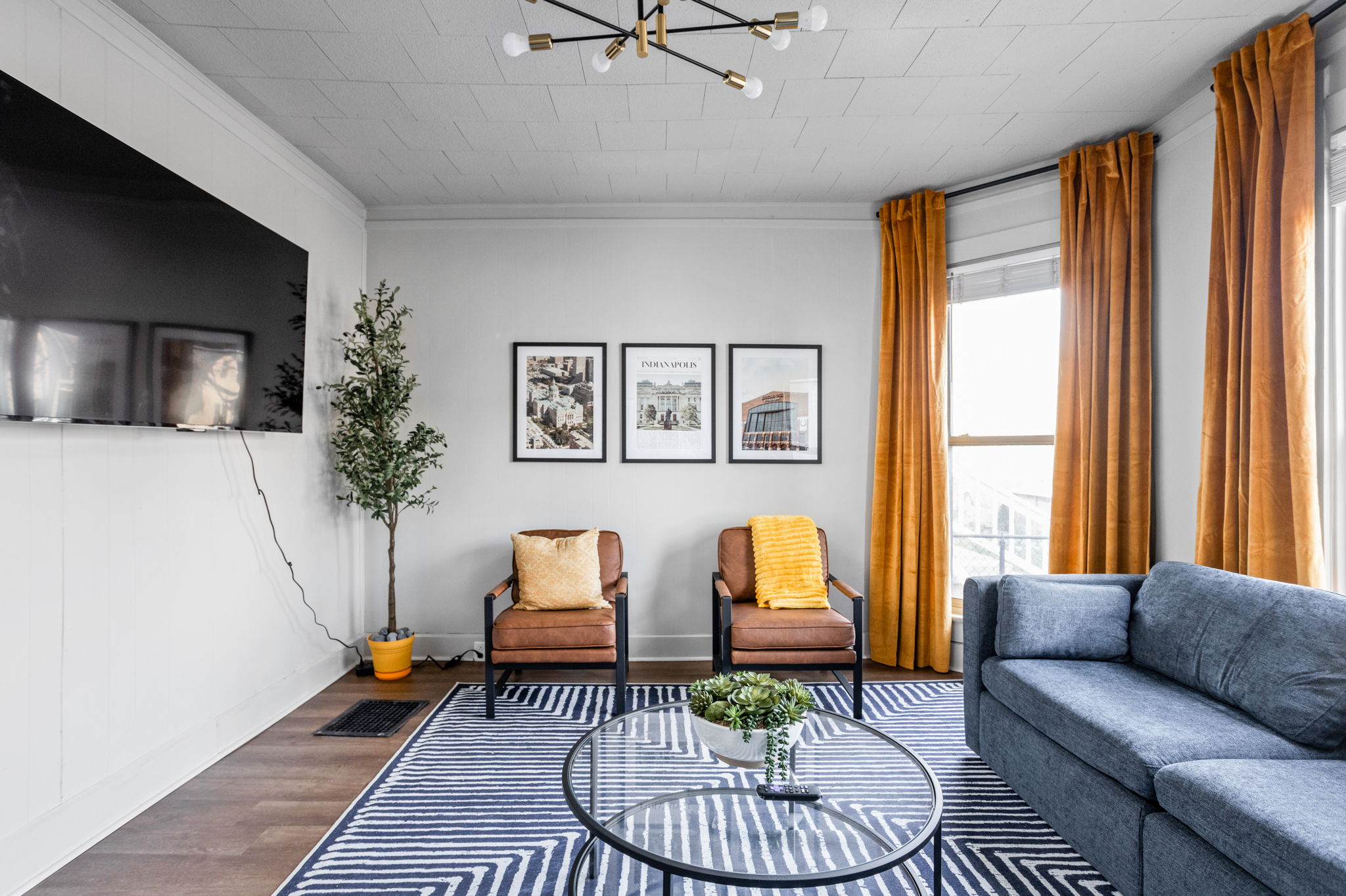 Enjoy company or relaxation in the living room.