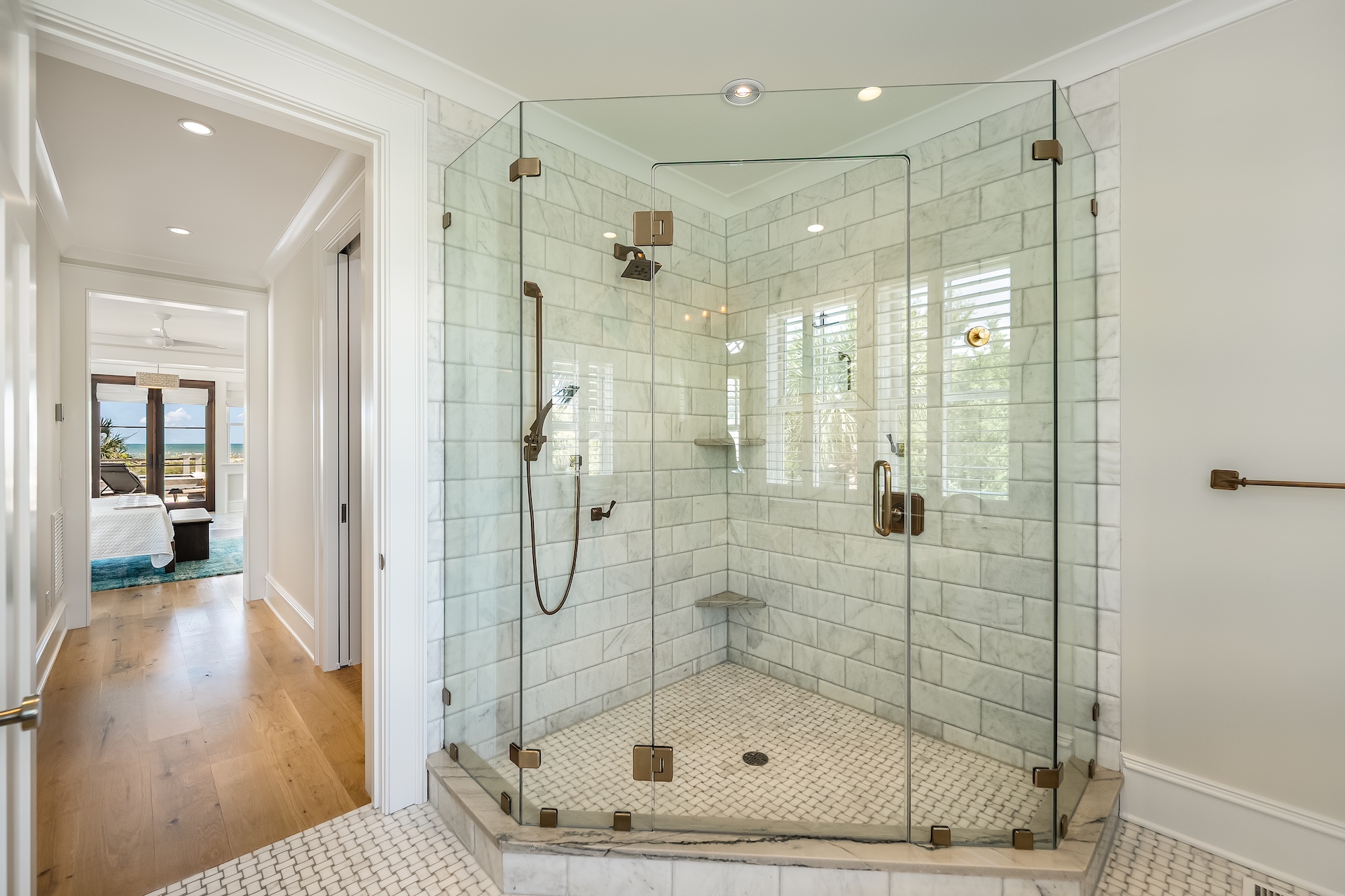 Primary Bath | Beach Shelter | 3708 Palm Blvd | Isle of Palms, SC | IOP Escapes
