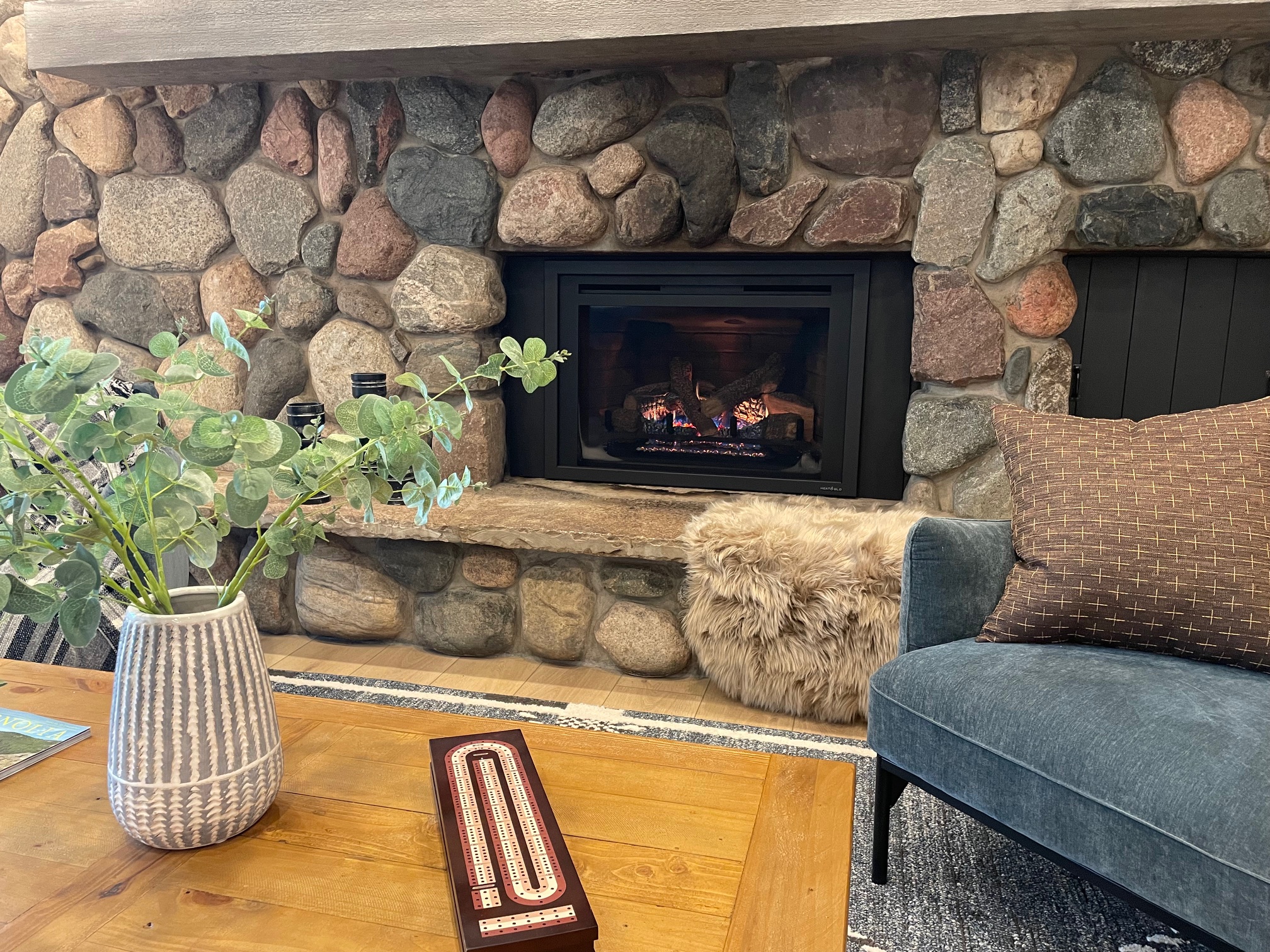 Gas fireplace