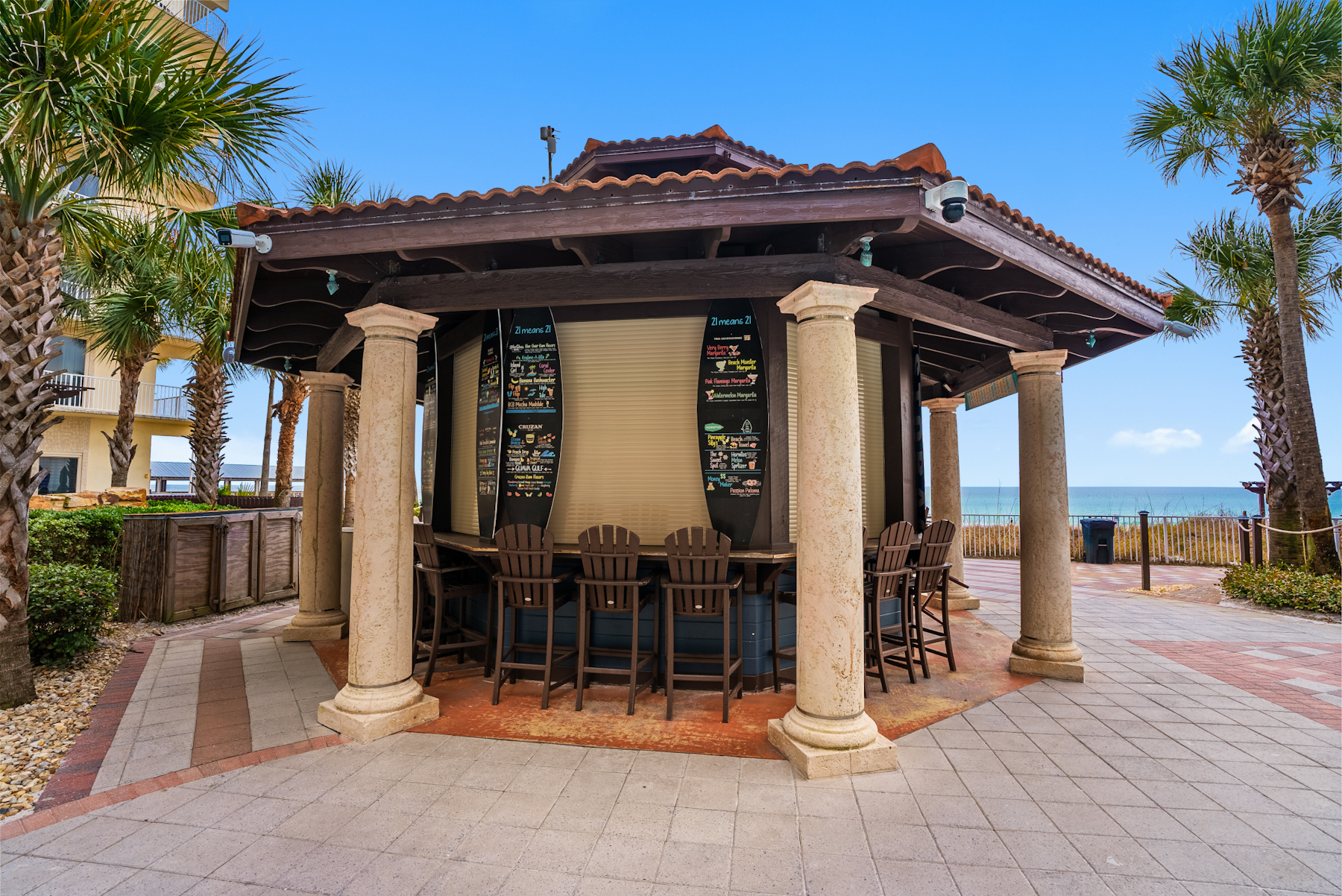 Tropical Spot for a beverage