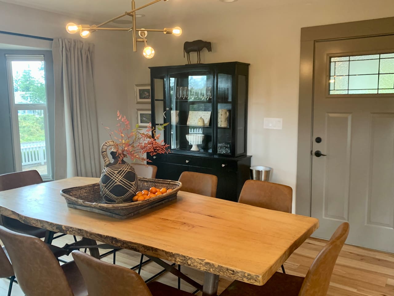 Gather 'round! Our table seats 8, so there's plenty of room for everyone.