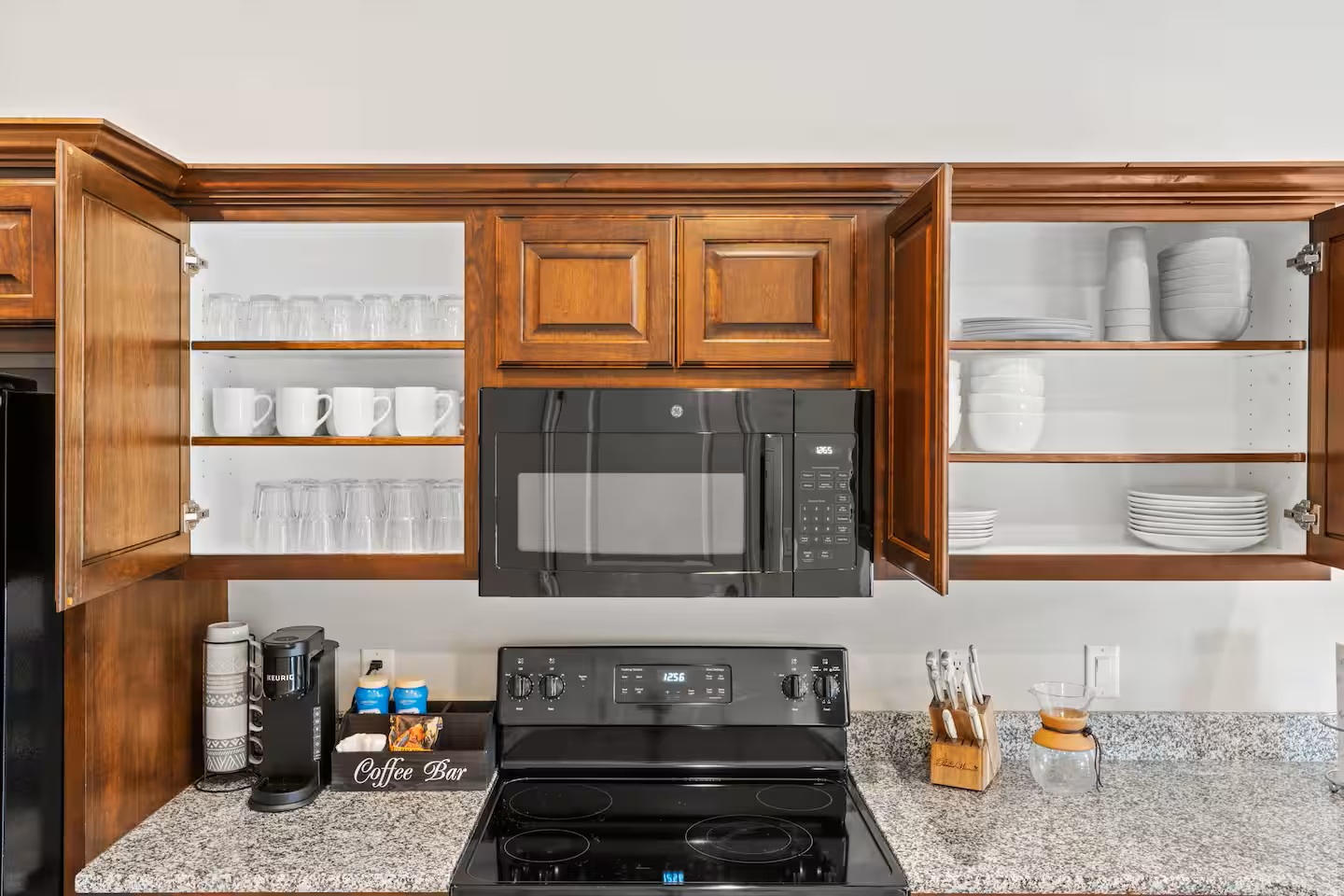 Stocked kitchen essentils