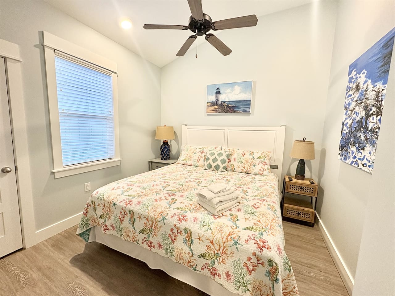 King Bedroom 2 with private access to shared full bathroom