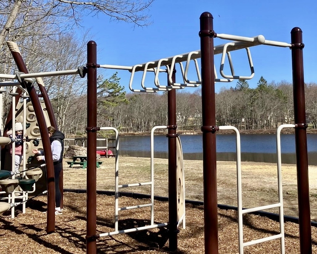New playground by Twin lake