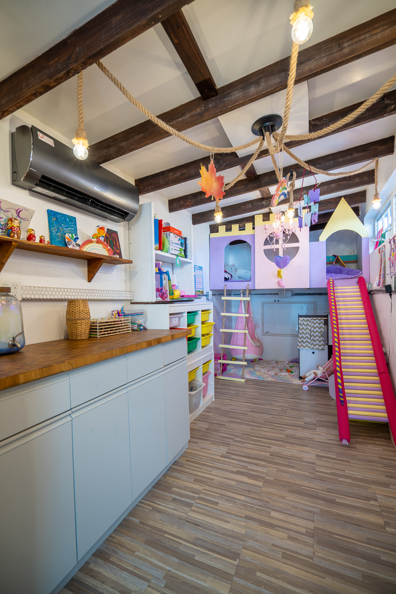 Climate comfort is a must in the kids custom playroom in Dorado, Puerto Rico.