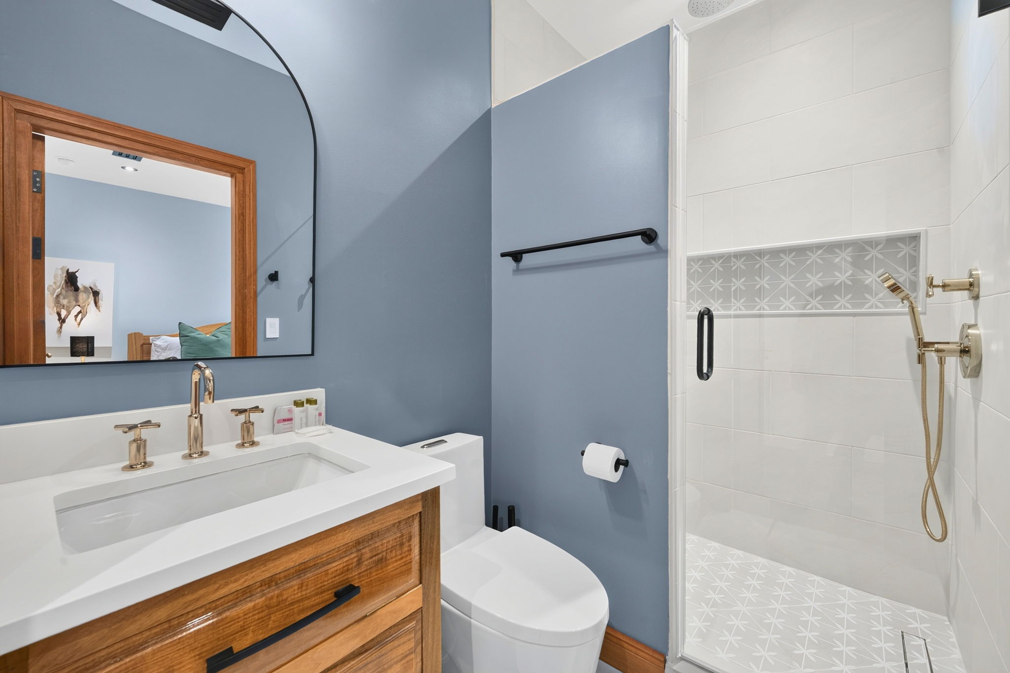 3rd Floor Bathroom 5, King Suite | Rosewood Retreat | 2605 Palm Blvd, Isle of Palms, SC | IOP Escapes