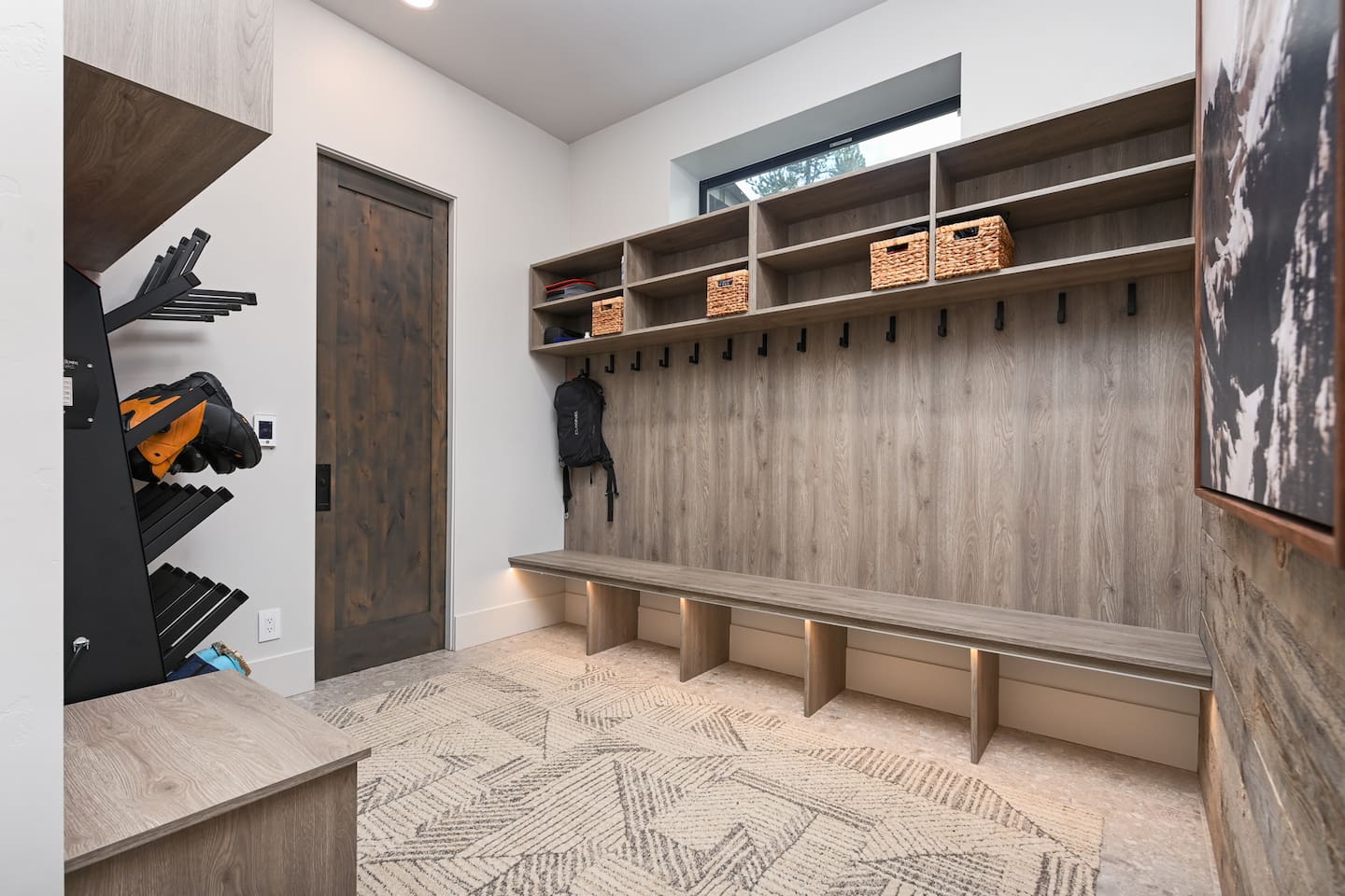 Ski boot warmers after a day on the mountain.