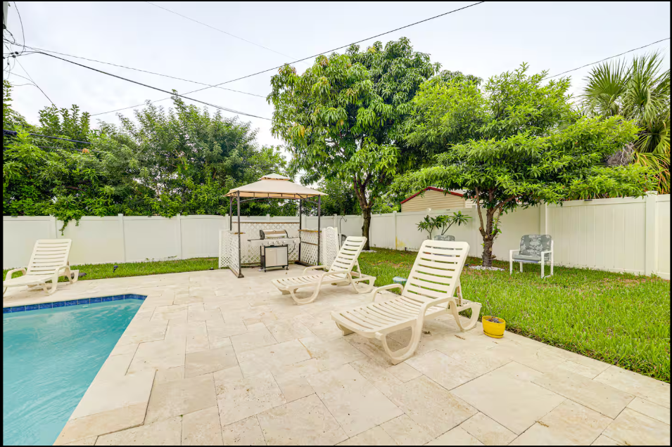 Fenced Backyard | Outdoor Seating