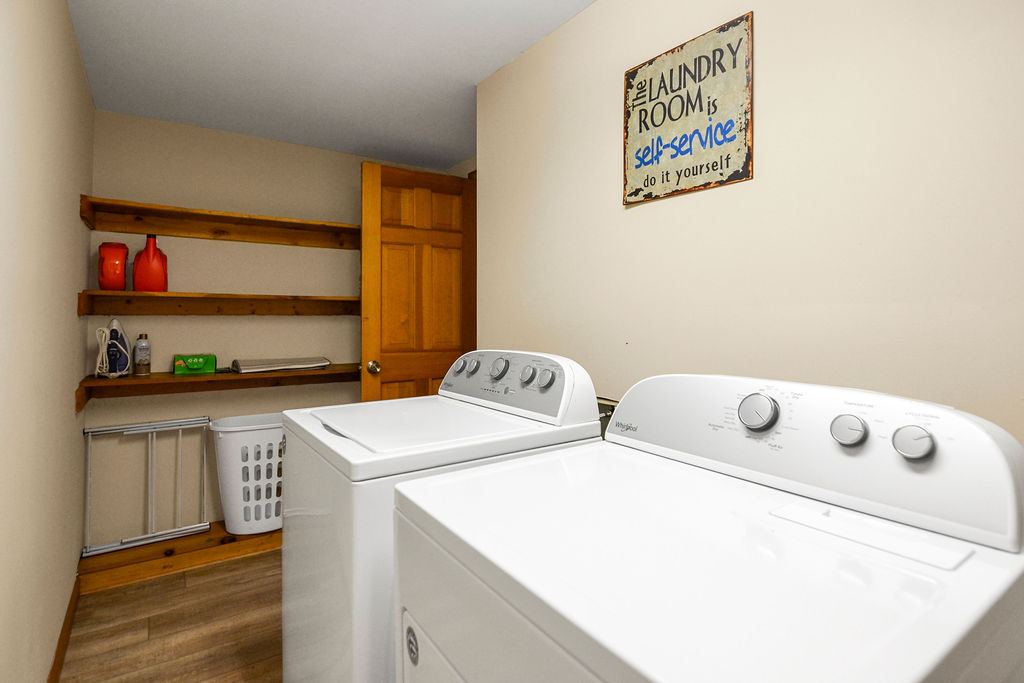 Washer and Dryer Room