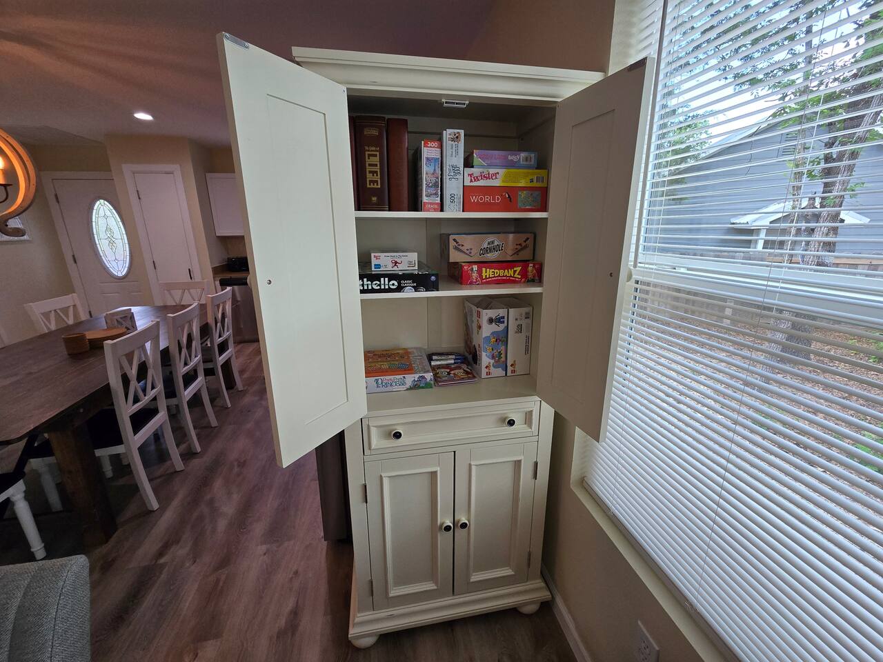 Board games and puzzles for quality time together.