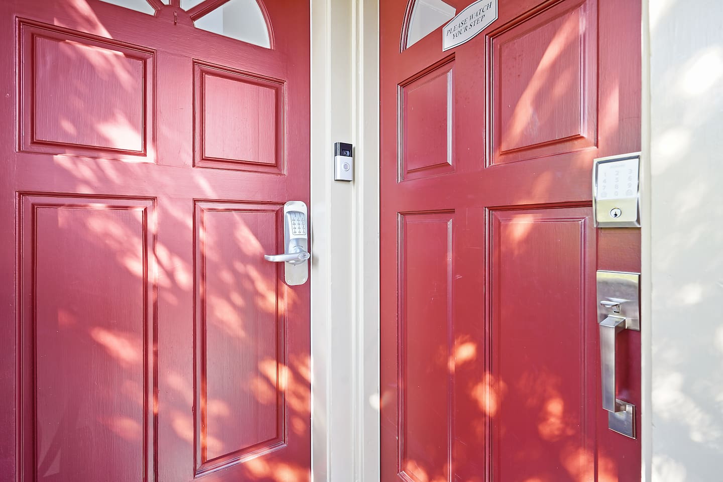 The door to the unit is the one on the right