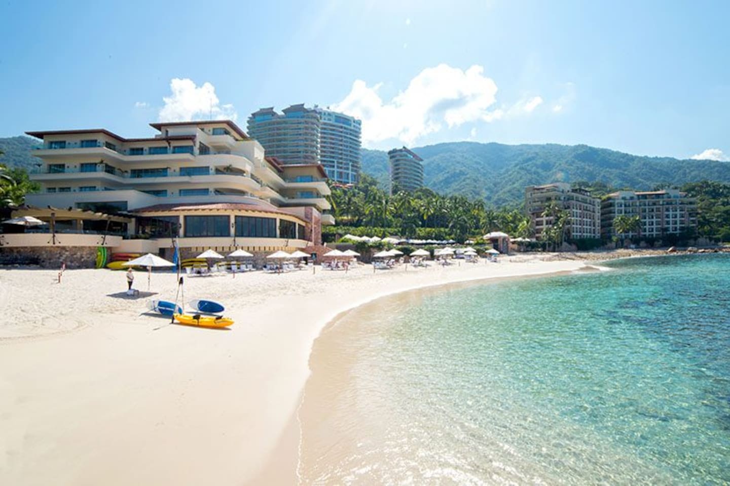 Garza Blanca Beach is a 15 minute walk