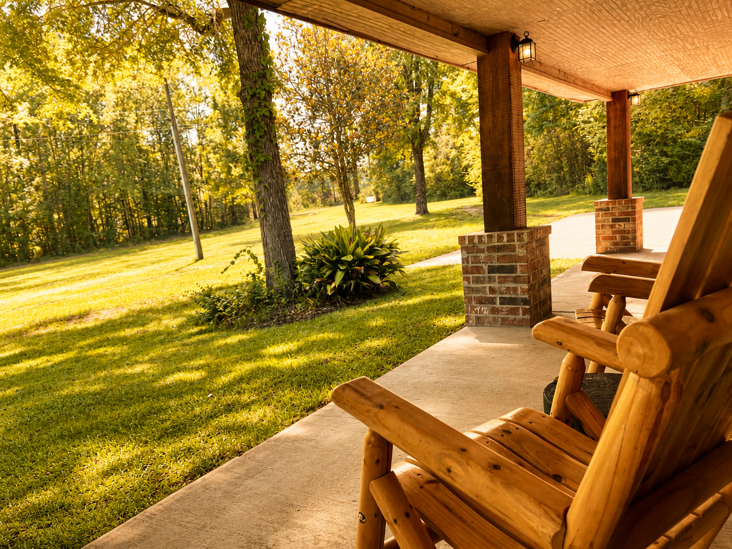 We have forgotten about the art of just rocking on the front porch. Well…we are bringing it back. 