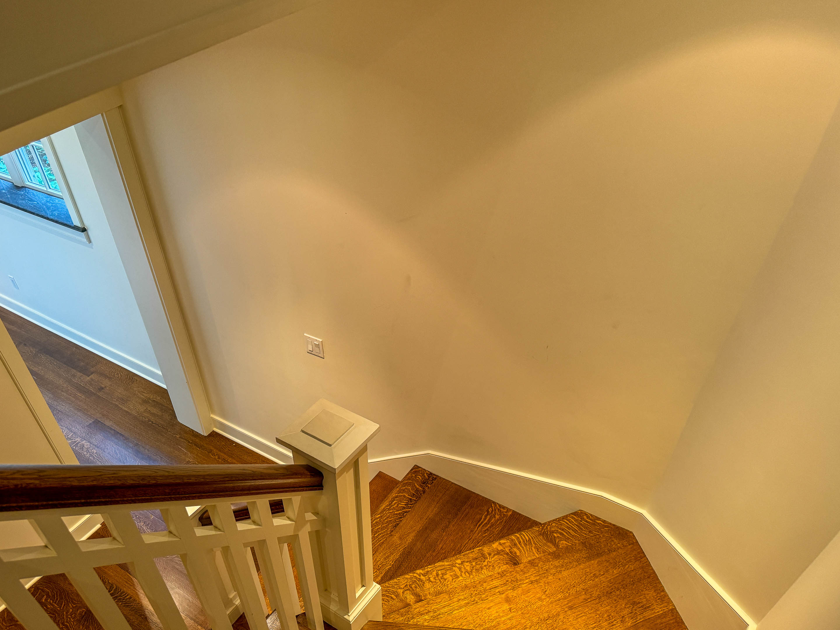 Stairs down to the basement