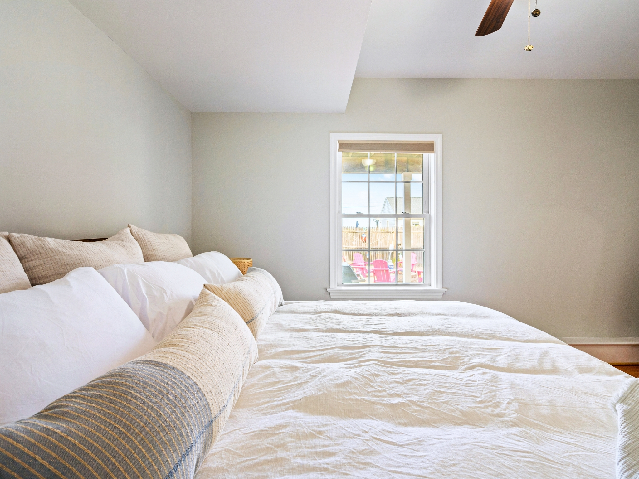 Our second basement bedroom is all about comfort!