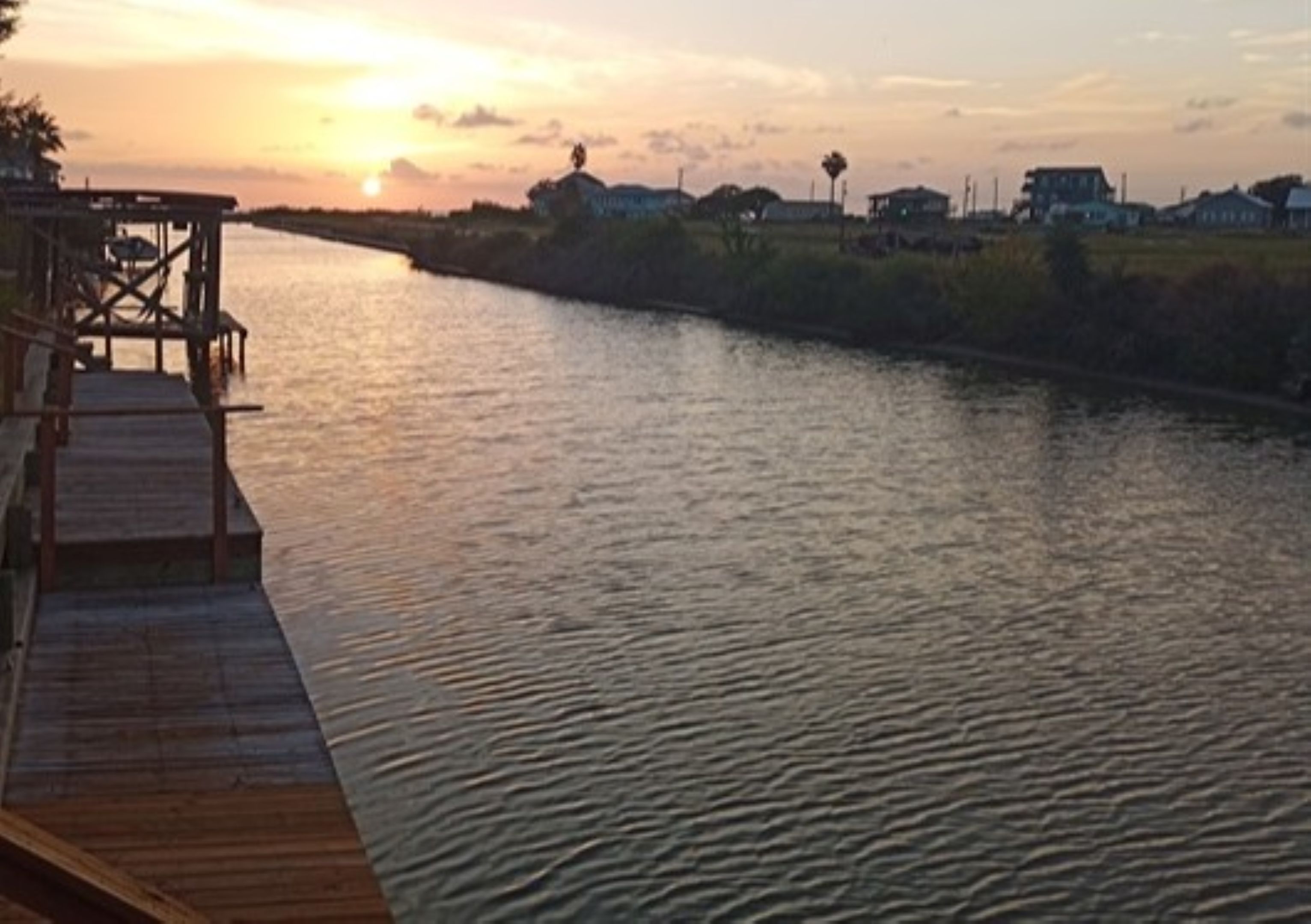 Beautiful sunsets over the water!